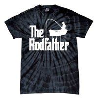 The Rod Father Funny Fishing Dad Tie-Dye T-Shirt