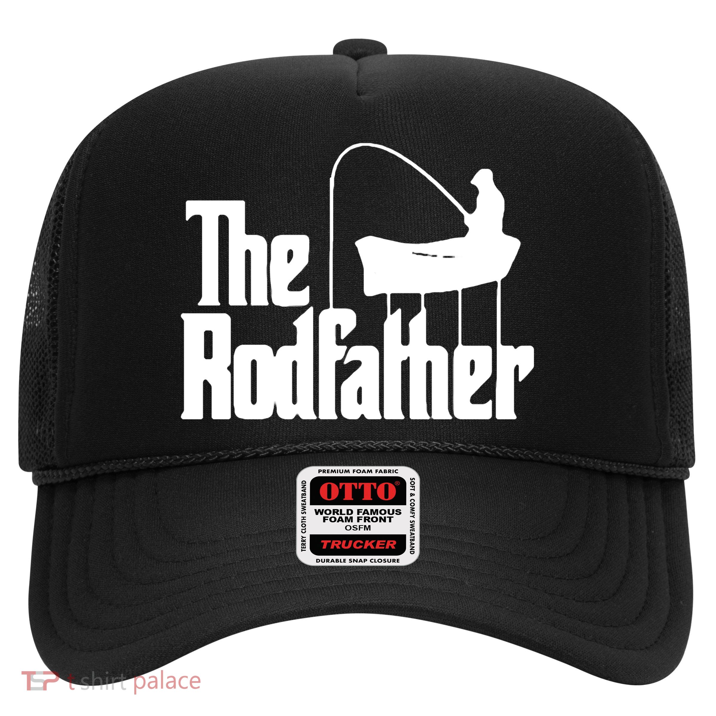 The Rod Father Funny Fishing Dad Trucker Hat