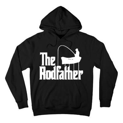 The Rod Father Funny Fishing Dad Tall Hoodie