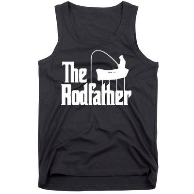 The Rod Father Funny Fishing Dad Tank Top