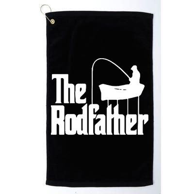 The Rod Father Funny Fishing Dad Golf Towel