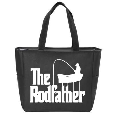 The Rod Father Funny Fishing Dad Zip Tote Bag