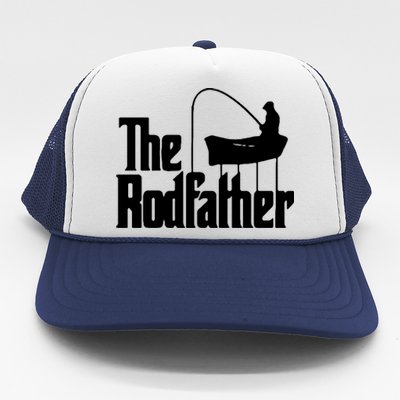 The Rod Father Funny Fishing Dad Trucker Hat