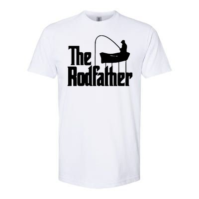 The Rod Father Funny Fishing Dad Softstyle CVC T-Shirt