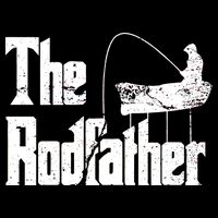 The Rodfather Drawstring Bag