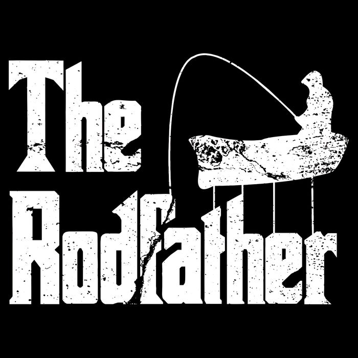 The Rodfather Drawstring Bag