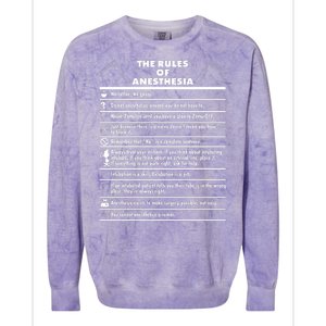 The Rules of Anesthesia Colorblast Crewneck Sweatshirt