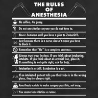The Rules of Anesthesia Tumbler