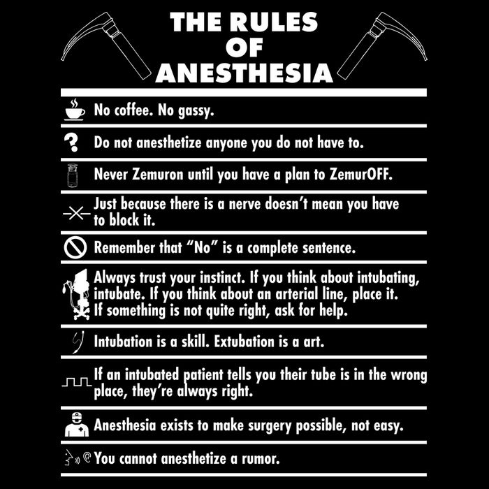 The Rules of Anesthesia Cropped Pullover Crew