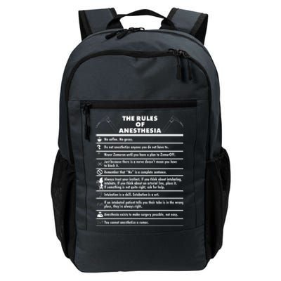 The Rules of Anesthesia Daily Commute Backpack