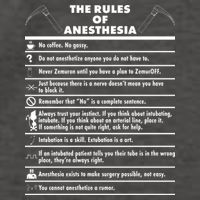 The Rules of Anesthesia Vector Backpack