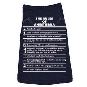 The Rules of Anesthesia Doggie Tank