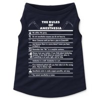 The Rules of Anesthesia Doggie Tank