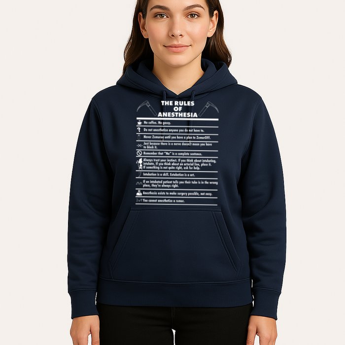 The Rules of Anesthesia Hoodie