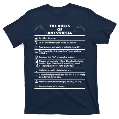 The Rules of Anesthesia T-Shirt