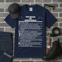 The Rules of Anesthesia Tall T-Shirt