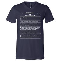 The Rules of Anesthesia V-Neck T-Shirt