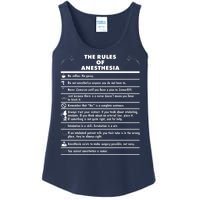 The Rules of Anesthesia Ladies Essential Tank