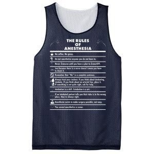 The Rules of Anesthesia Mesh Reversible Basketball Jersey Tank