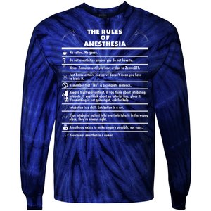 The Rules of Anesthesia Tie-Dye Long Sleeve Shirt