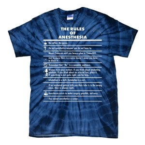 The Rules of Anesthesia Tie-Dye T-Shirt