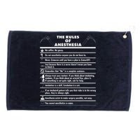 The Rules of Anesthesia Grommeted Golf Towel