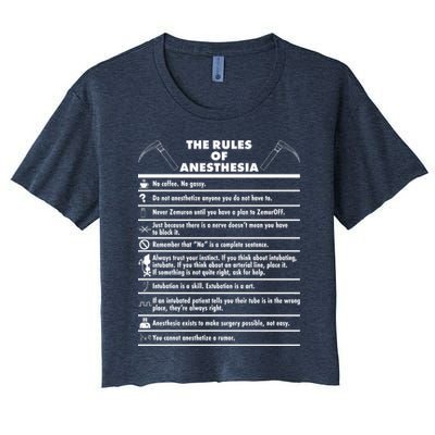 The Rules of Anesthesia Crop Top