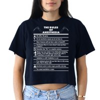 The Rules of Anesthesia Crop Top