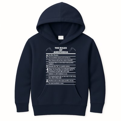 The Rules of Anesthesia Kids Hoodie