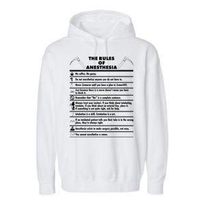 The Rules of Anesthesia Garment-Dyed Fleece Hoodie