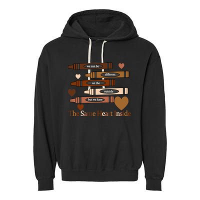 The Same Heart Inside Garment-Dyed Fleece Hoodie
