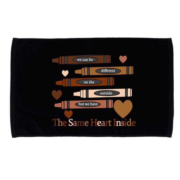 The Same Heart Inside Microfiber Hand Towel