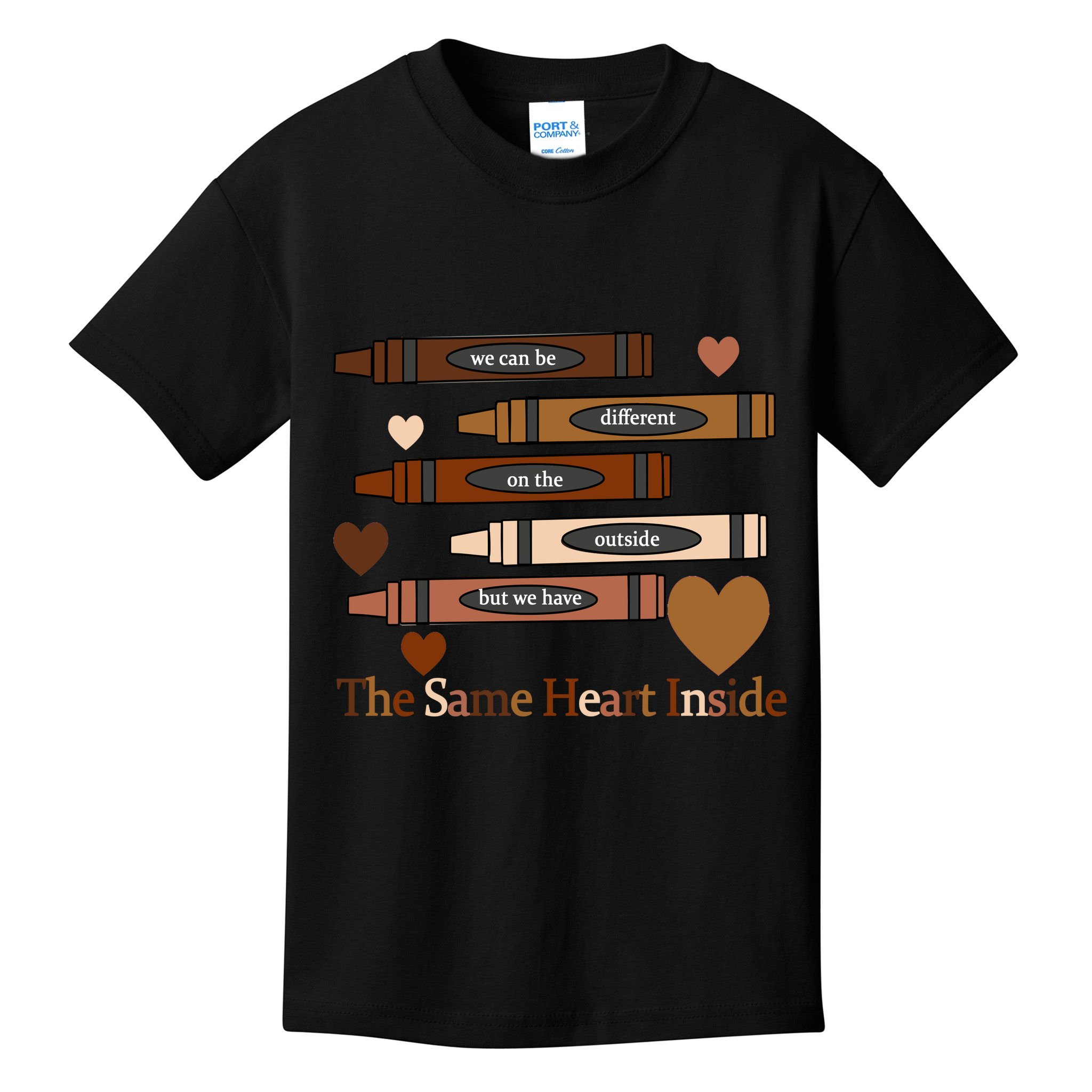 The Same Heart Inside Kids T-Shirt