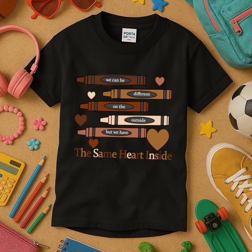 The Same Heart Inside Kids T-Shirt