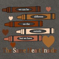 The Same Heart Inside Cotton Canvas Backpack