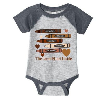 The Same Heart Inside Infant Baby Jersey Bodysuit