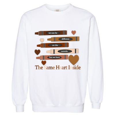 The Same Heart Inside Garment-Dyed Sweatshirt