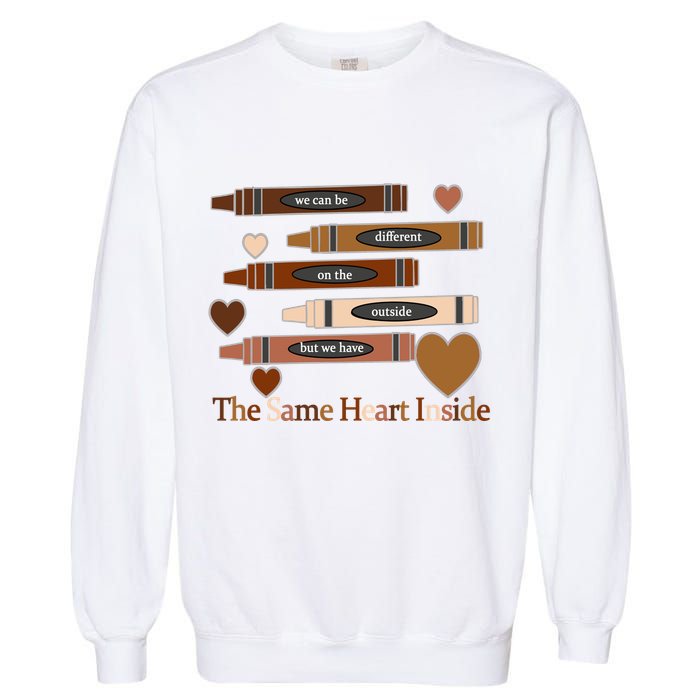 The Same Heart Inside Garment-Dyed Sweatshirt