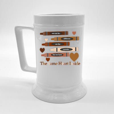 The Same Heart Inside Beer Stein