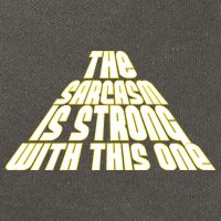 The Sarcasm Is Strong With This One Cotton Canvas Backpack