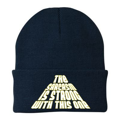 The Sarcasm Is Strong With This One Knit Cap Winter Beanie