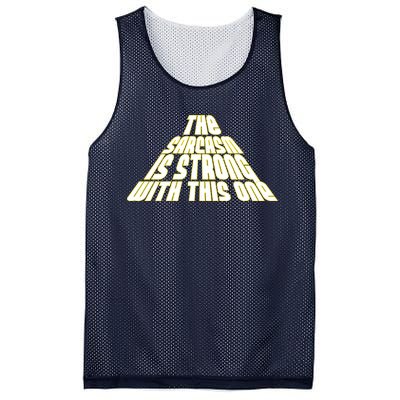 The Sarcasm Is Strong With This One Mesh Reversible Basketball Jersey Tank