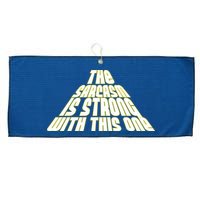 The Sarcasm Is Strong With This One Large Microfiber Waffle Golf Towel