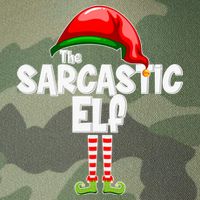 The Sarcastic Elf Matching Christmas Legacy Tie Dye Trucker Hat