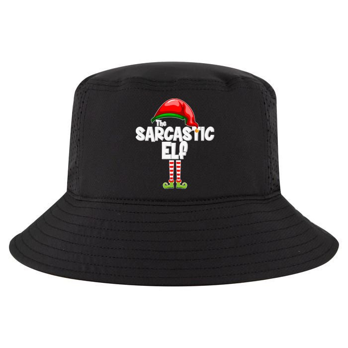 The Sarcastic Elf Matching Christmas Cool Comfort Performance Bucket Hat
