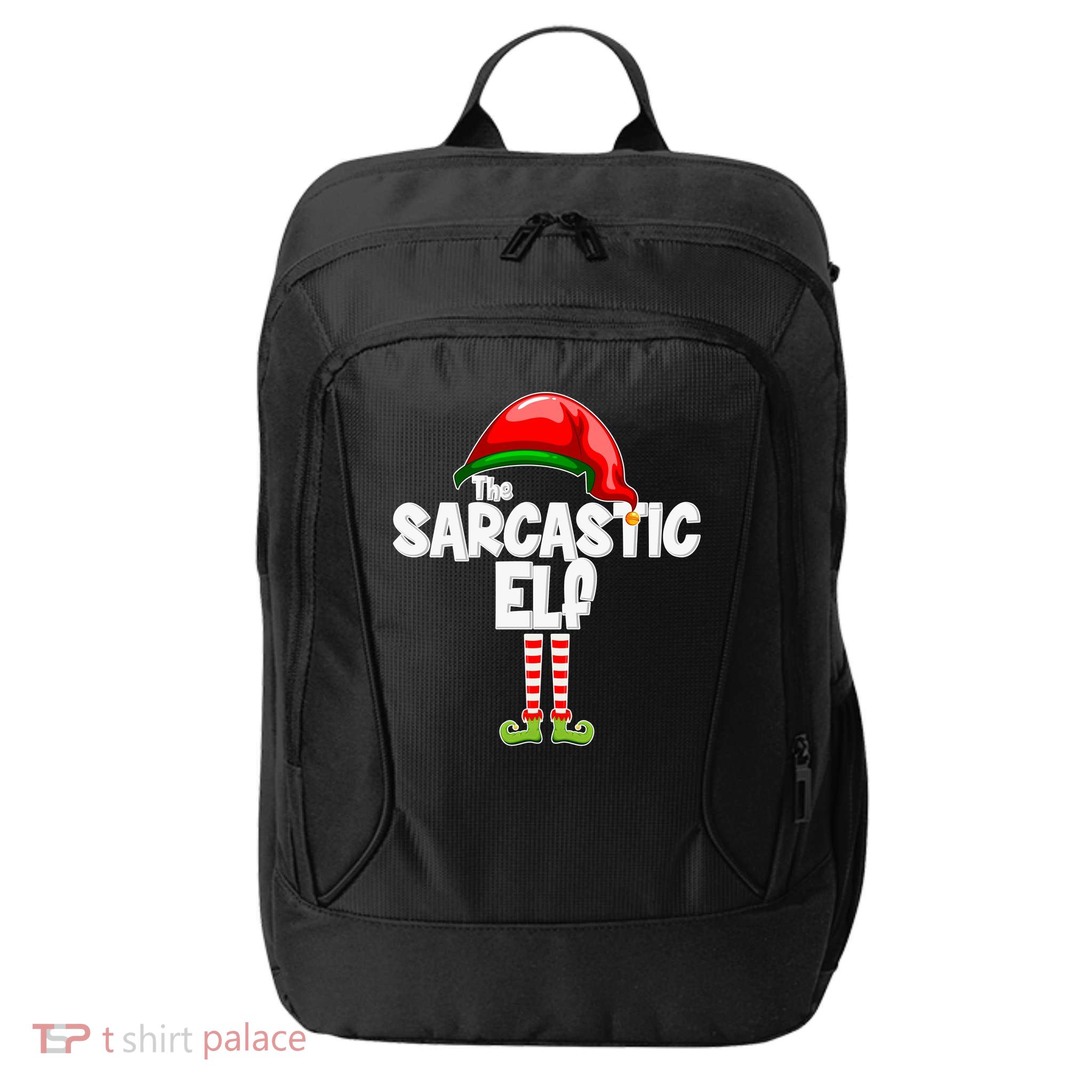 The Sarcastic Elf Matching Christmas City Backpack