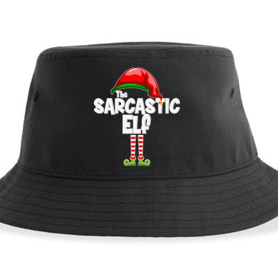 The Sarcastic Elf Matching Christmas Sustainable Bucket Hat