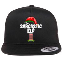 The Sarcastic Elf Matching Christmas Flatbill Hat