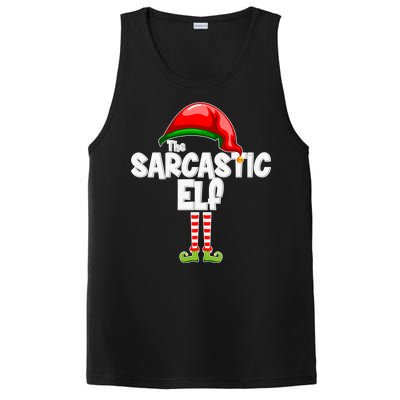 The Sarcastic Elf Matching Christmas PosiCharge Competitor Tank