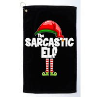 The Sarcastic Elf Matching Christmas Golf Towel